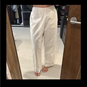 Maurie & eve Wide-Leg Pants with Button Detail